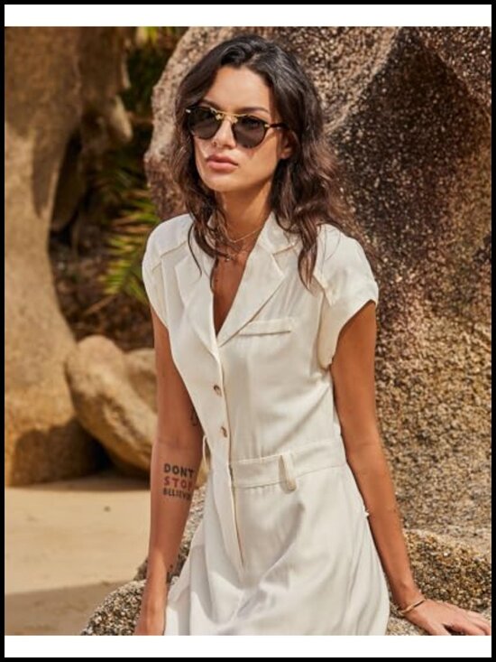 Small Face Acetate Polarized Sunglasses Retro Double Bridge Round main image 5